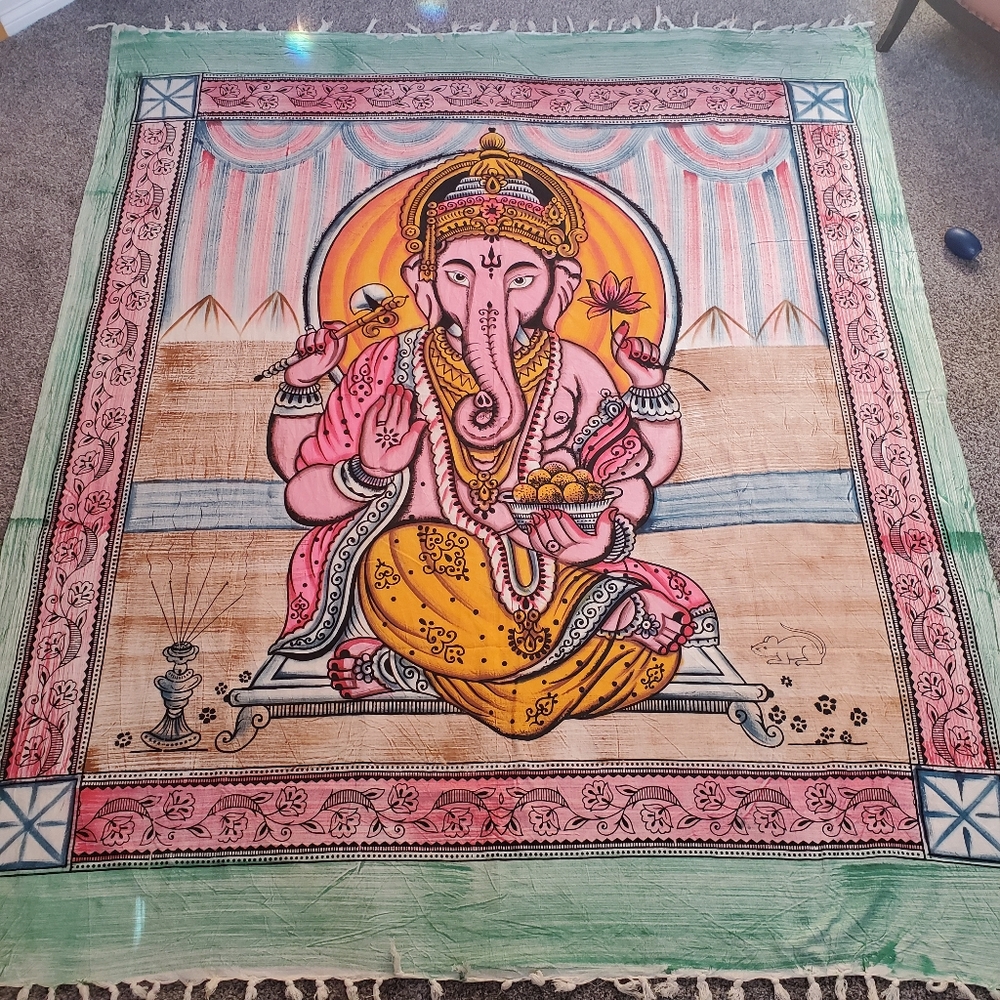 Urban outfitters ganesha tapestry